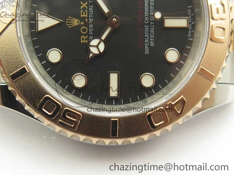 116621 Bracelet Best Dial SS SS 1:1 Black VRF RG on A2836 Edition Yacht-Master 0418